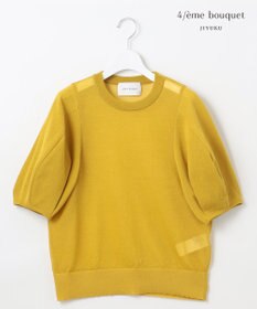 自由区 【カトリエムブーケ】Pure et feminine シアーボリュームスリーブプルオーバー