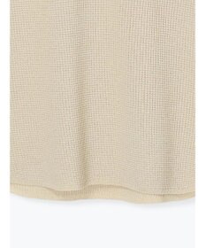 Te chichi チャーム付きワッフルニットプルオーバー