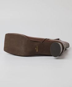 BONTRE 【PRECIEUX JOUET/プレシュウジュエ】ワイドスクエアショートブーツ