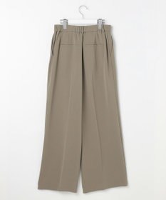 自由区 L 【19号サイズまで展開・カタログ掲載】トリアセダブルクロスワイドストレート パンツ