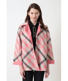 DAKS リバーシブルショート丈ステンカラーコート