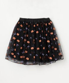 ANY KIDS ラメチュールフレアスカート