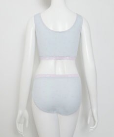 WEGO 【ハーフトップ＆ショーツセット】Liliane　Ciel　リボンドット