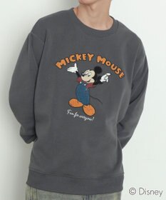 WEGO MICKEYサガラ刺繍スウェット
