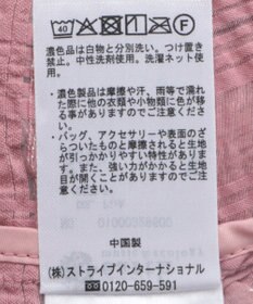 earth music&ecology シアーチェックパフスリーブブラウス