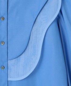 #Newans 【洗濯機可能】ウェイビービブデザインブラウス