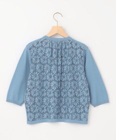 組曲 【2SET・WEB限定】フラワーレース5分袖ツイン ニット