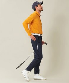 23区GOLF 【MEN】【吸水速乾・UVケア】ハニカムカノコ 長袖ポロシャツ