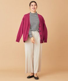 ANY 【洗濯機可】ラムウールVネック カーディガン