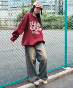 WEGO 【ユニセックス着用ITEM/SMLサイズ展開】ジャガードグラフィックプルオーバー