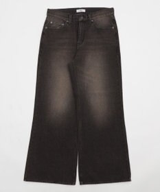 WEGO 【ユニセックス着用ITEM/ウエスト調整可】フレアデニムパンツ