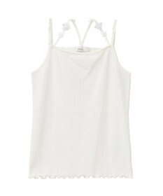 earth music&ecology フラワーモチーフキャミ