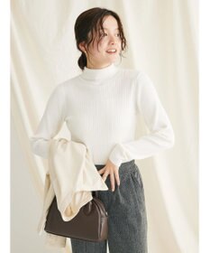 CRAFT STANDARD BOUTIQUE ウォッシャブルリブタートルニットプルオーバー
