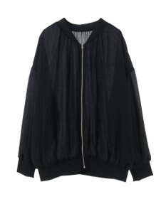 AMERICAN HOLIC リバーシブルシフォン×チュールブルゾン