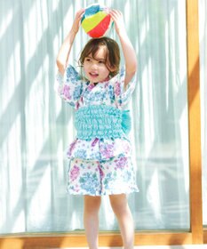 ANY KIDS 【洗濯機可能】簡単帯付き 甚平セット