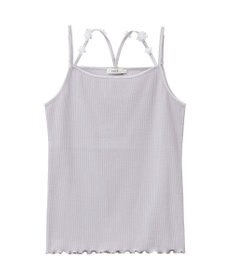 earth music&ecology フラワーモチーフキャミ