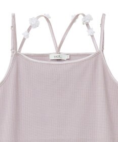 earth music&ecology フラワーモチーフキャミ