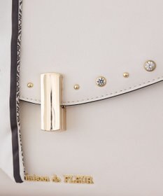 Maison de FLEUR スタッズフラップ２Ｗａｙバッグ
