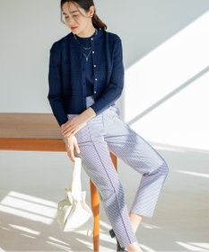 組曲 【洗える・ウエストゴム仕様】2WAYストレッチテーパード パンツ