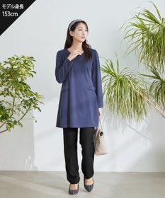 Tiaclasse 【洗える】サイドリボンポンチチュニック