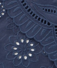 自由区 S 【カタログ掲載・接触冷感・洗える】エンブロイダリーローンシャツ ワンピース