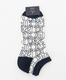 23区GOLF 【MEN】ロゴアンクルソックス