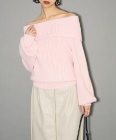 Green Parks オフショルダーニット