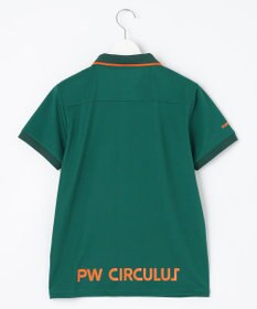 PW CIRCULUS 【WOMEN】【ストレッチ/UVケア】フェイクレイヤード カノコ ポロシャツ ゴルフウェア レディース