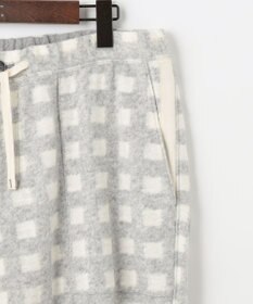 JOSEPH ABBOUD MOUNTAIN 【SPACE／UNISEX】フランネルジャージーチェック パンツ