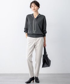 23区 L 【VERY掲載/撥水加工/洗える】TRストレッチギャバ テーパード パンツ