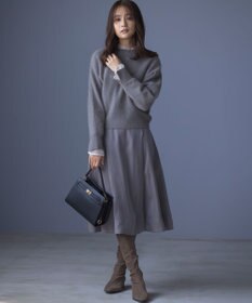 組曲 ベルトデザインスクエアショルダーバッグ