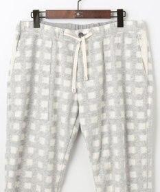 JOSEPH ABBOUD MOUNTAIN 【SPACE／UNISEX】フランネルジャージーチェック パンツ