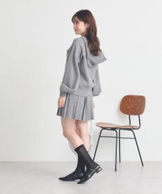 earth music&ecology ニットプリーツスカート