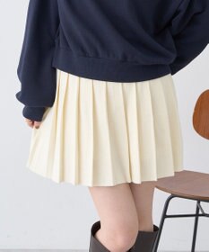 earth music&ecology ニットプリーツスカート