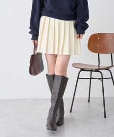 earth music&ecology ニットプリーツスカート