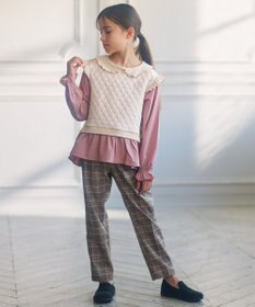 組曲 KIDS 【150-160cm】キチントチェック パンツ