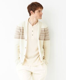 JOSEPH ABBOUD MOUNTAIN 【SPACE／UNISEX】ピュアカシミアアンダイド カーディガン