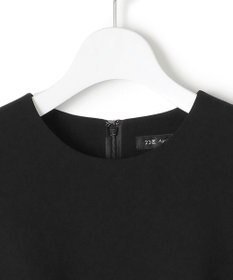 23区 【APPLAUDIR】クリアジョーゼット ドットチュールコンビ ドレス