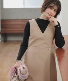 ANY SIS 【2SET】ジャンパースカート × ニット セット