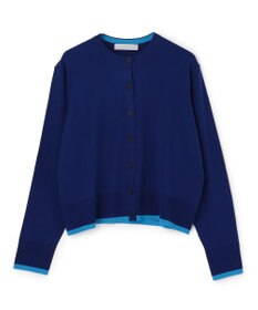 UNFILO L マイビューティニット バイカラー カーディガン