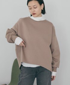 AMERICAN HOLIC 【WEB限定】袖タックコクーンポンチプルオーバー