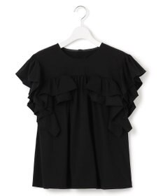 23区 S 【GOLD LABEL】ラッフルスリーブジャージー カットソー