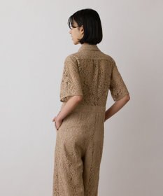 GRACE CONTINENTAL コードレースジャンプスーツ