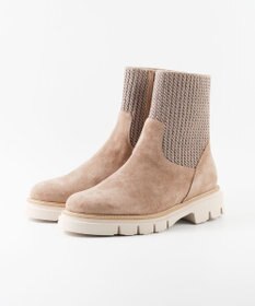 BONTRE 【イタリア製/本革】【LucaGrossi/ルカグロッシ】サイドニットショートブーツ/K148T-VA