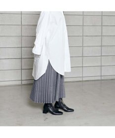 MODE ET JACOMO <MODE ET JACOMO>スクエアトゥストレッチショートブーツ