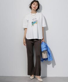23区 L Lauren Rolwing コラボ グラフィックプリント リラクシー Tシャツ