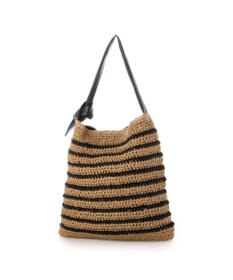 UNBILLION カシュカシュ cachecache / 柄ボーダークロッシェトート