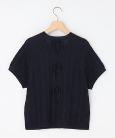 組曲 L 【先行予約・WEB限定】バックリボンケーブル ニット