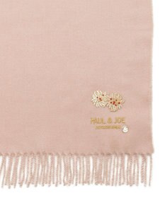 MOONBAT PAUL & JOE ACCESSOIRES クリザンテーム刺繍ムースタッチマフラー（パッケージ入り）