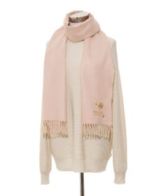 MOONBAT PAUL & JOE ACCESSOIRES クリザンテーム刺繍ムースタッチマフラー（パッケージ入り）